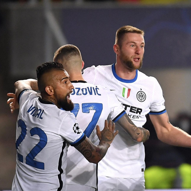 Arturo Vidal, Marcelo Brozović i Milan Škriniar