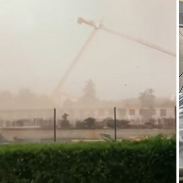 Radnik bio u kranu koji se srušio tijekom oluje u Zagrebu