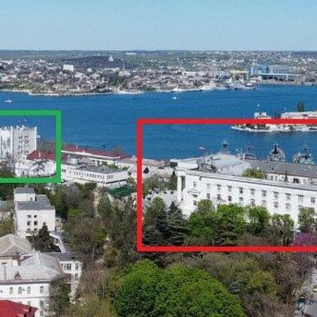 Zgrade u Sevastopolju koje su gađali Ukrajinci