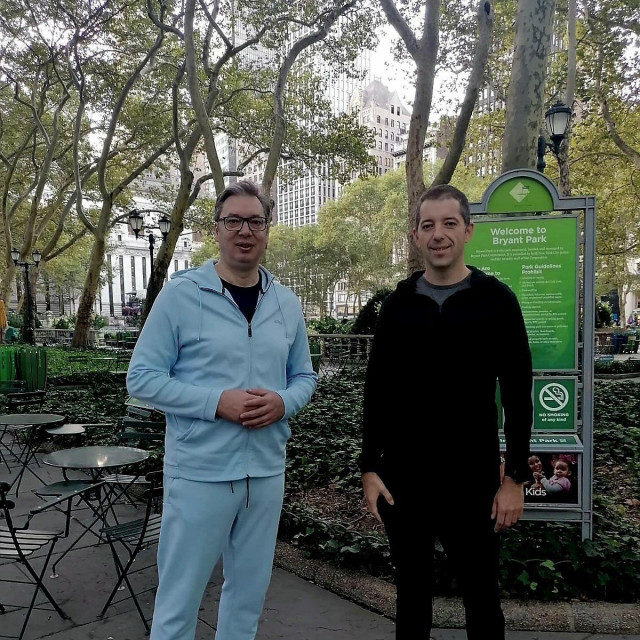 Aleksandar Vučić i Marko Đurić