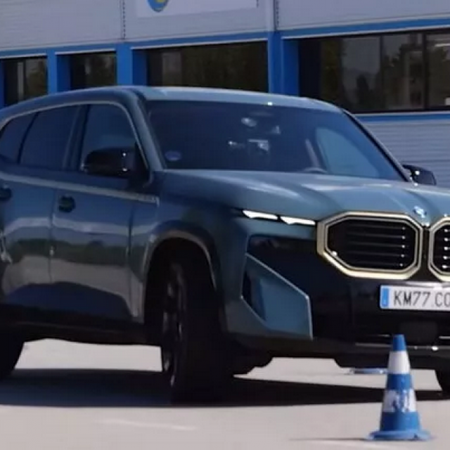 BMW XM test izbjegavanja losa