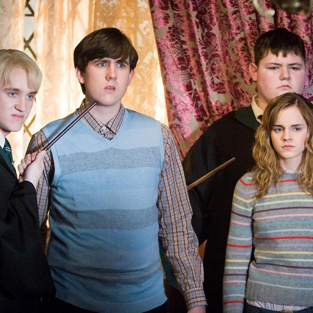 Tom Felton, Matthew Lewis, Emma Watson i Jamie Waylett