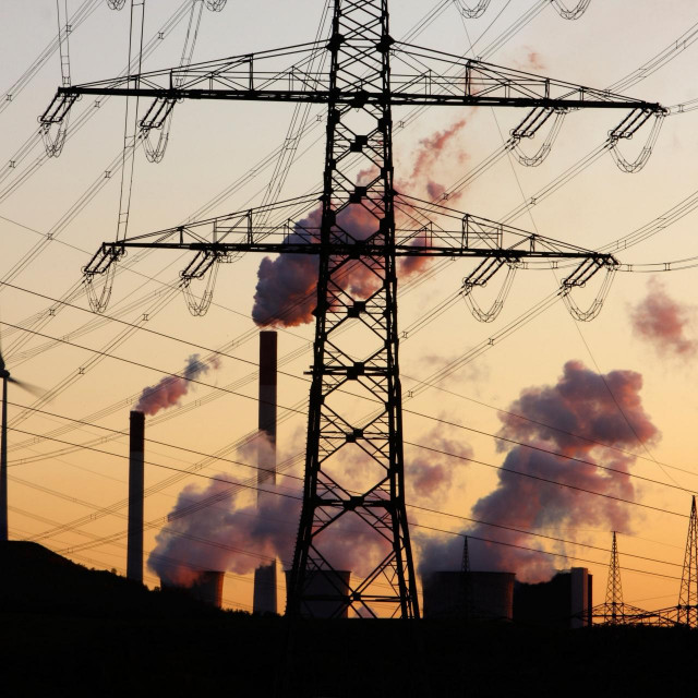 Elektrana na ugljen, ilustracija