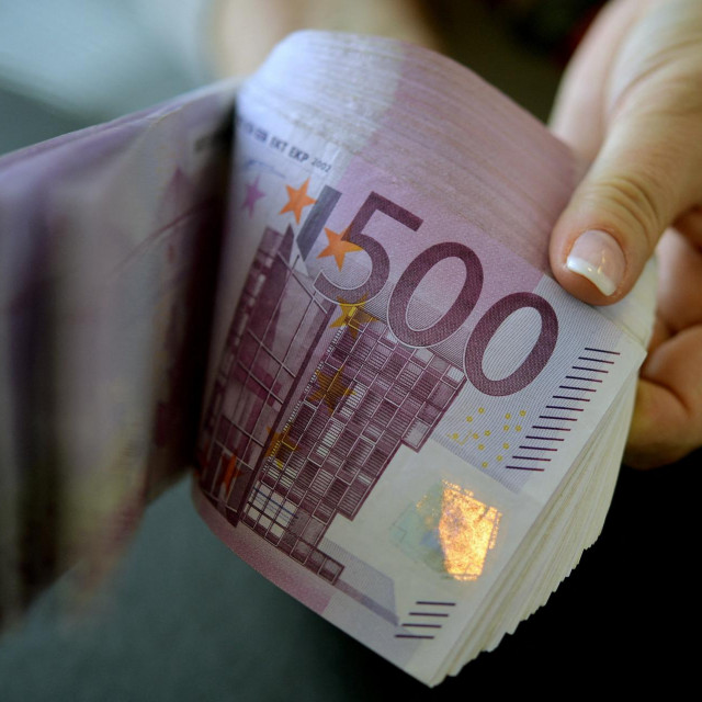 Ilustracija, novčanice od 500 eura