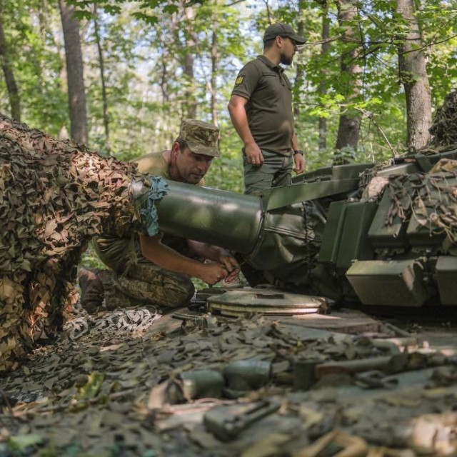 Ukrajinski vojnici na bojištu