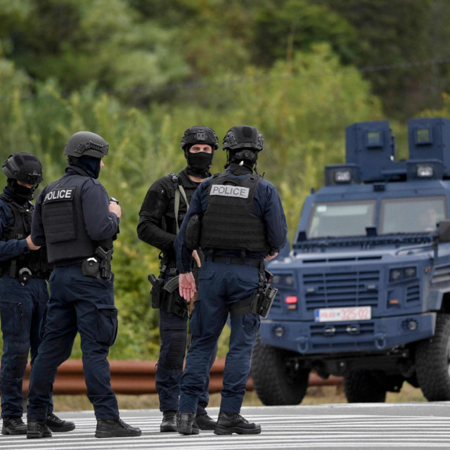 Kosovska policija na intervenciji kod Banjske