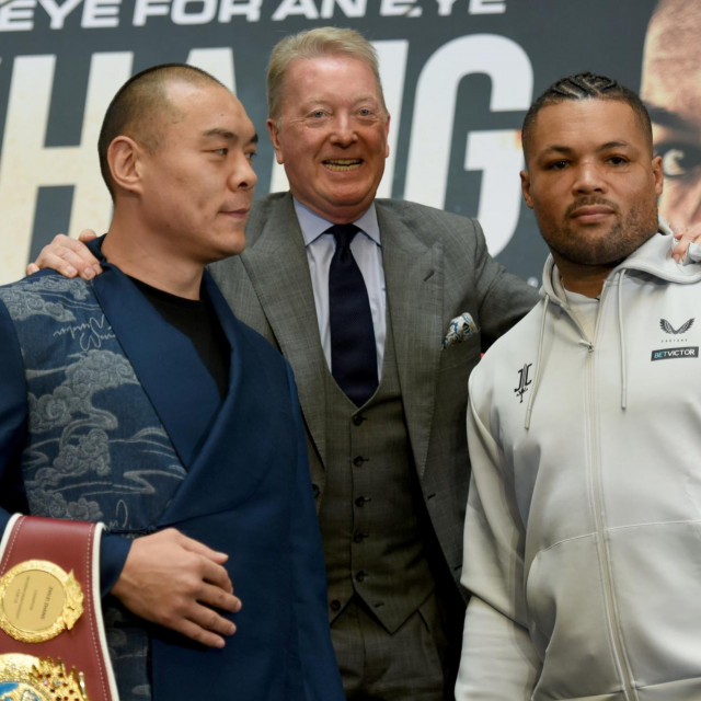Zhilei Zhang, Joe Joyce i Frank Warren