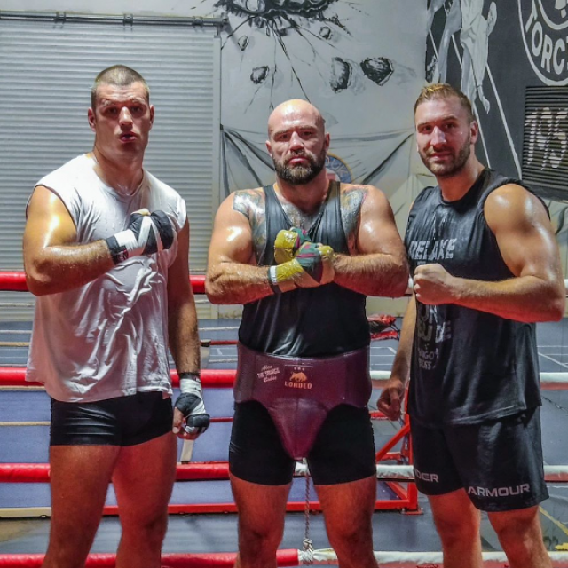 Petar Milas (lijevo), Alen Babić (sredina) i Miljan Rovčanin (desno)