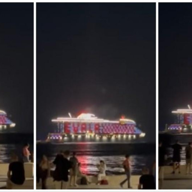 Poruka s kruzera u Splitu