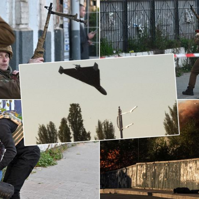 Kijev napadnut dronovima kamikazama