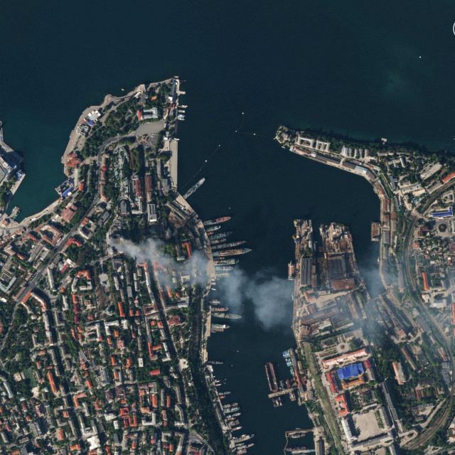 Sevastopolj snimljen iz satelita