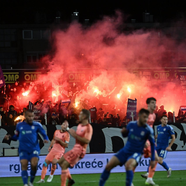 Detalj s dvoboja Rudeš - Dinamo