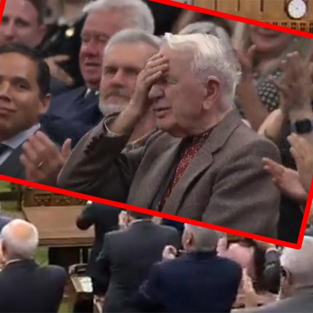 Zelenski u kanadskom parlamentu