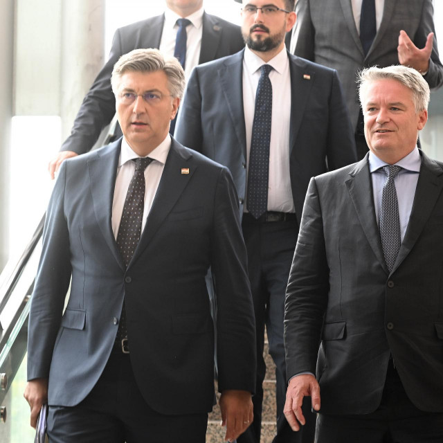 Premijer Andrej Plenković sastao se s glavnim tajnikom Organizacije za gospodarsku suradnju i razvoj (OECD) Mathiasom Cormannom