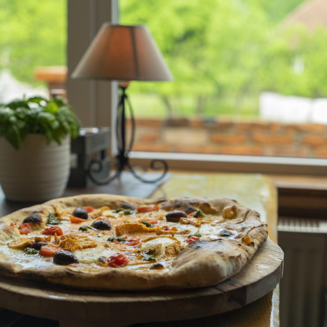 Pizze u pizzeriji Ruspante