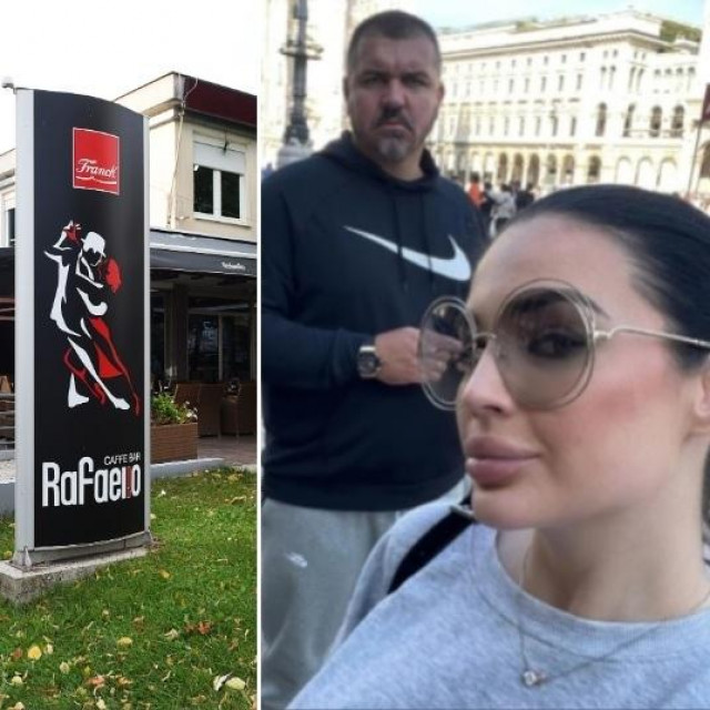 Klara i Denis Buntić (L i D); Caffe bar Rafaello u Ljubuškom