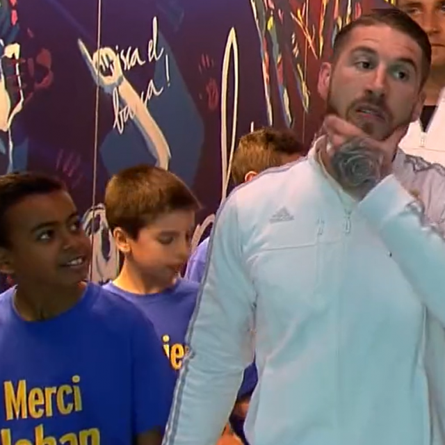 Lamine Yamal i Sergio Ramos - 2016.