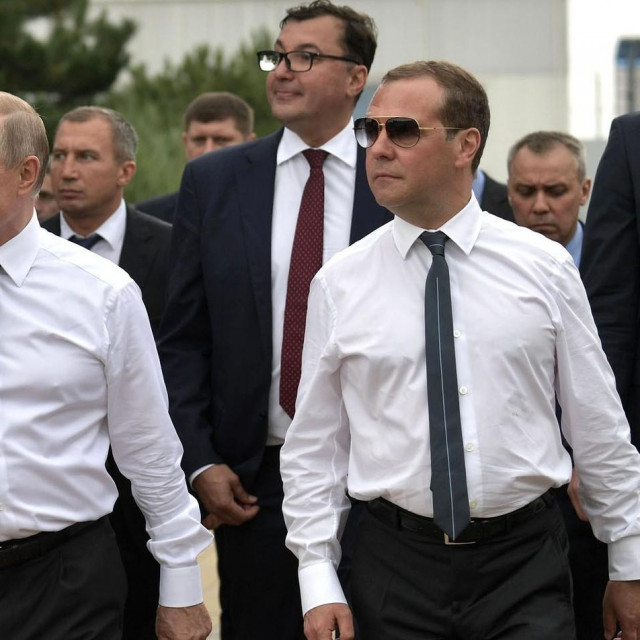 Vladimit Putin i Dmitrij Medvedev