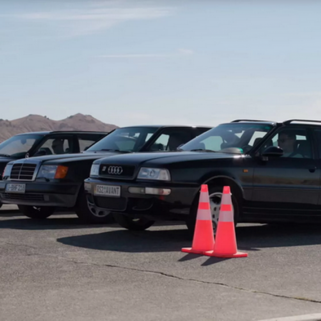 BMW M5 Touring, Mercedes 500E i Audi RS2