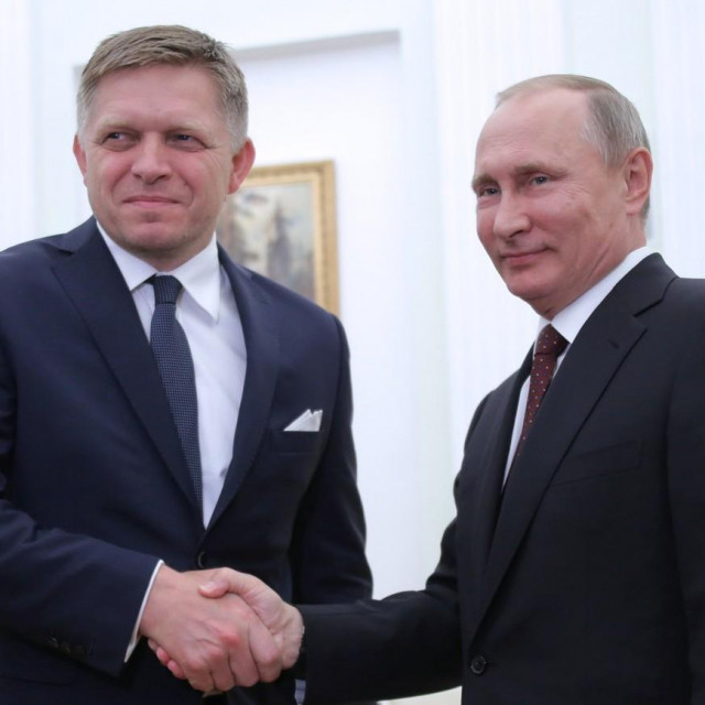 Robert Fico i Vladimir Putin