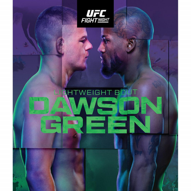 Grant Dawson vs. Bobby Green - službeni poster