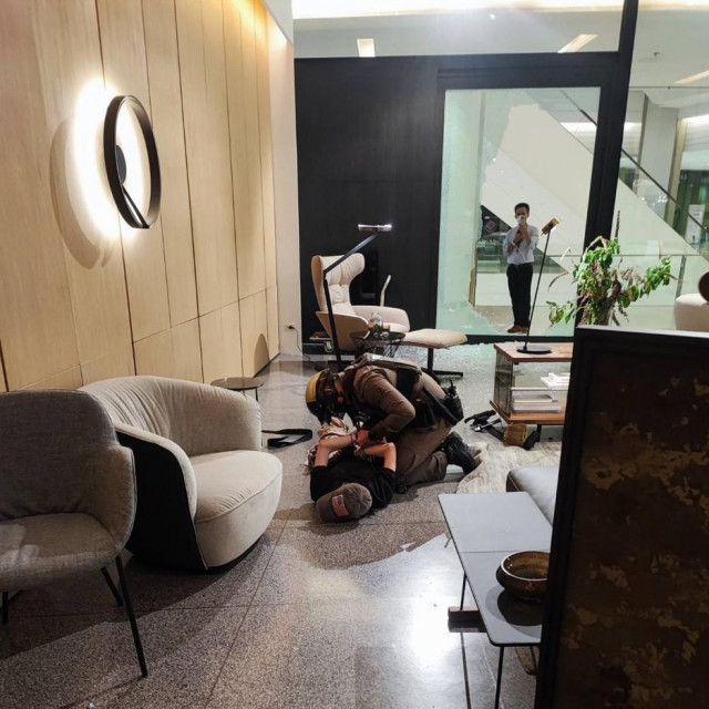 Uhićenje napadača u Bangkoku