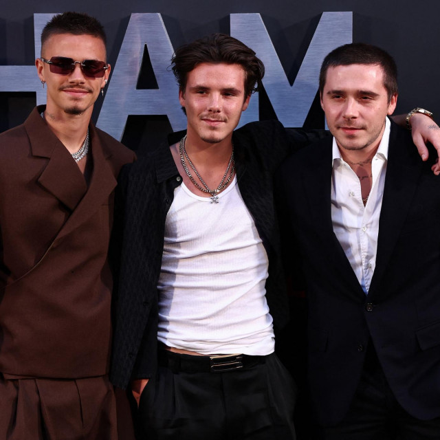 Romeo, Cruz i Brooklyn Beckham rekonstruirali su tatine frizure