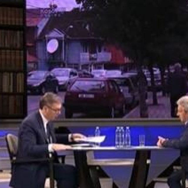 Aleksandar Vučić i Milomir Marić