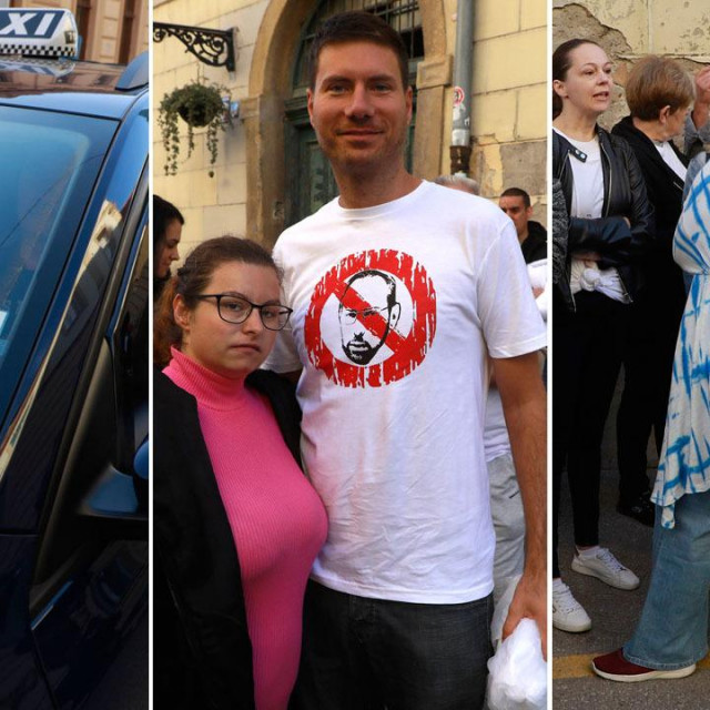 Prosvjedu taksista i građana pridružio se i Ivan Pernar