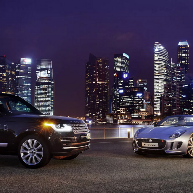 Automobili u Singapuru (ilustracija)