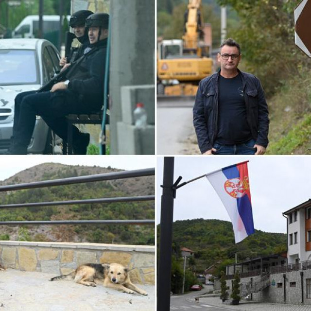 Prizori iz Banjke, gore desno novinar Jutarnjeg Dražen Krušelj