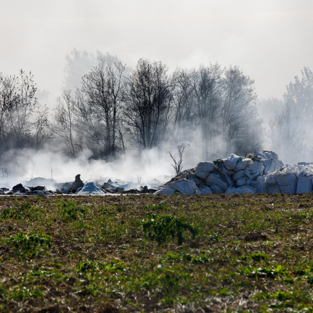 Požar u tvornici Drava International