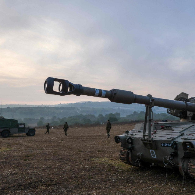 Izraelska vojska na granici s Libanonom