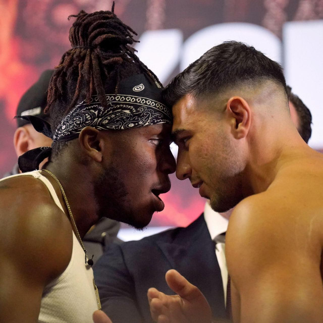 KSI (lijevo) i Tommy Fury (desno)