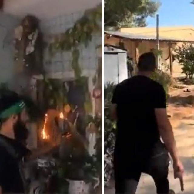 Hamasovi militanti tijekom napada na Izrael