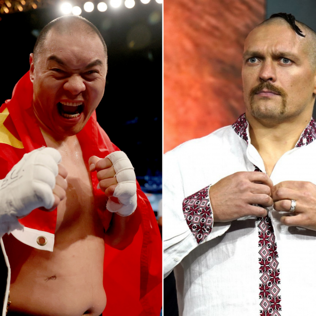 Zhilei Zhang i Oleksandr Usyk