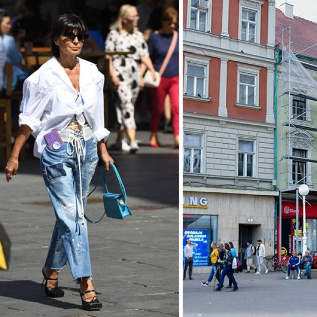 Matija Vuica i zgrada u kojoj se nalazi lokal