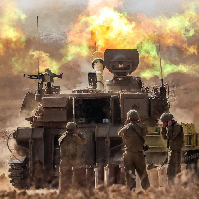 Izraelska haubica pokraj Pojasa Gaze