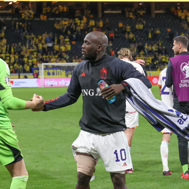 Thibaut Courtois i Romelu Lukaku