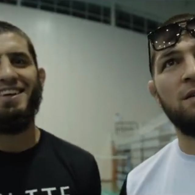 Islam Makhachev i Khabib Nurmagomedov