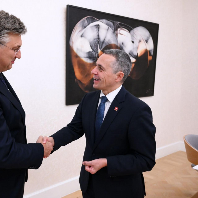 Andrej Plenković i Ignazio Cassis