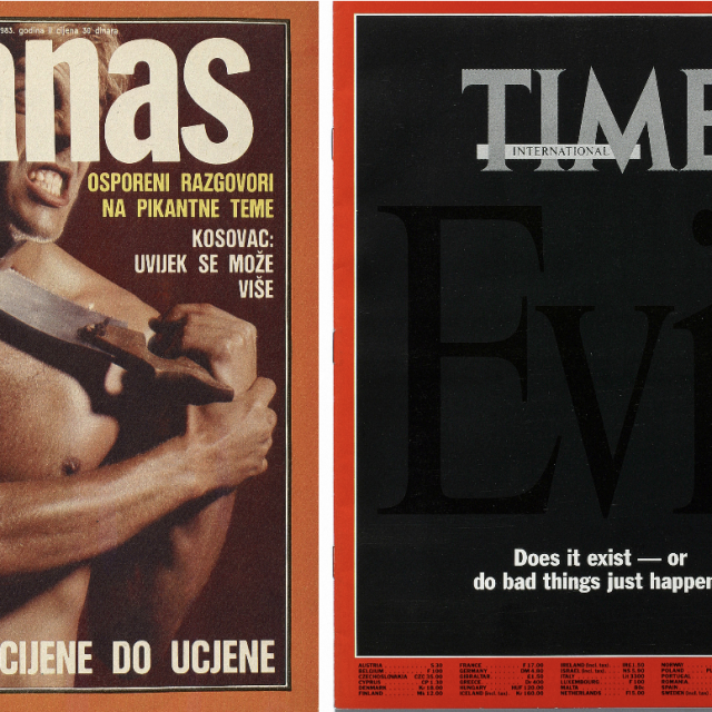 Mirko Ilić - naslovnice Danas i Time, Evil