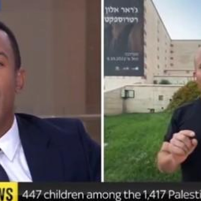 Naftali Bennett prilikom intervjua na britanskoj televiziji Sky News