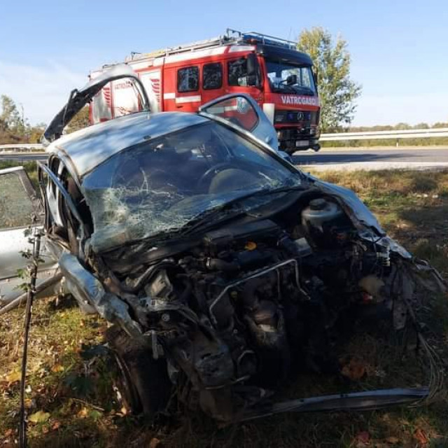 Mjesto nesreće kod Velike Kopanice