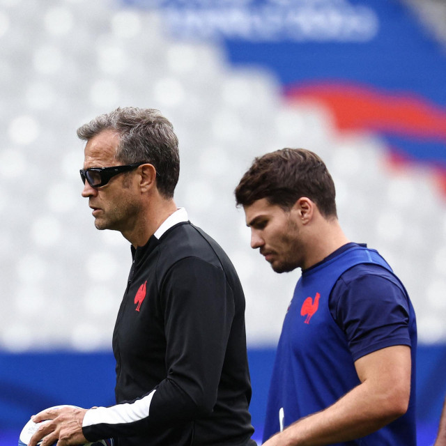  Fabien Galthie i Antoine Dupont 