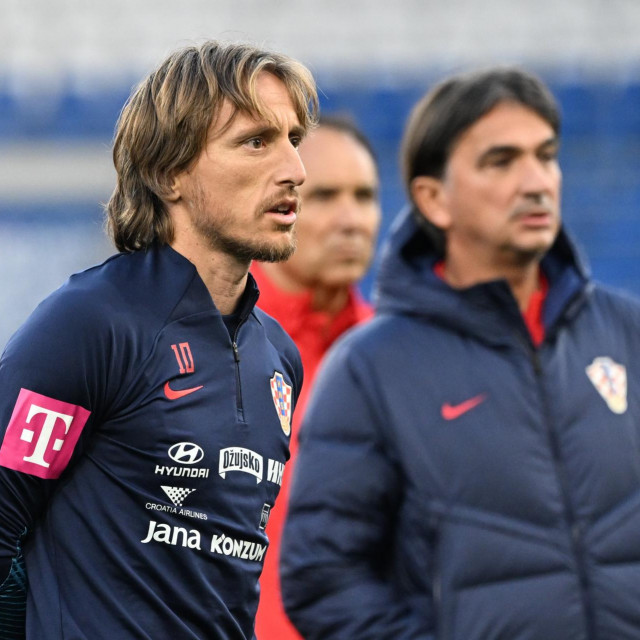Luka Modrić i Zlatko Dalić