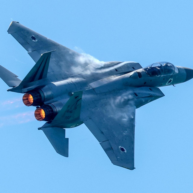 Izraelski borbeni zrakoplov F-15D Eagle/Ilustracija