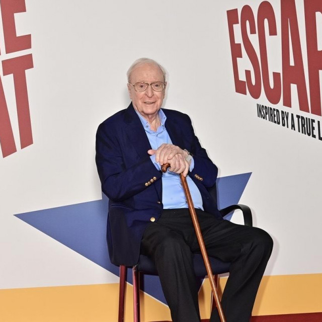 Sir Michael Caine na premijeri filma The Great Escaper