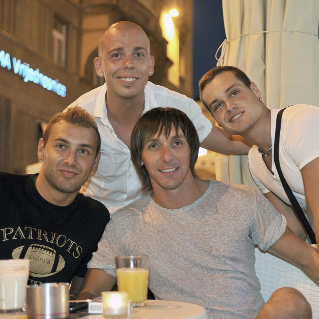 Sudionici Big Brothera Nikola Maurovic, Alen Macinic, Horvat Cagalj, Nikola Nasteski Lester