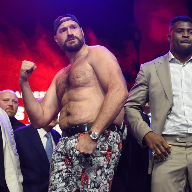 Tyson Fury i  Francis Ngannou 